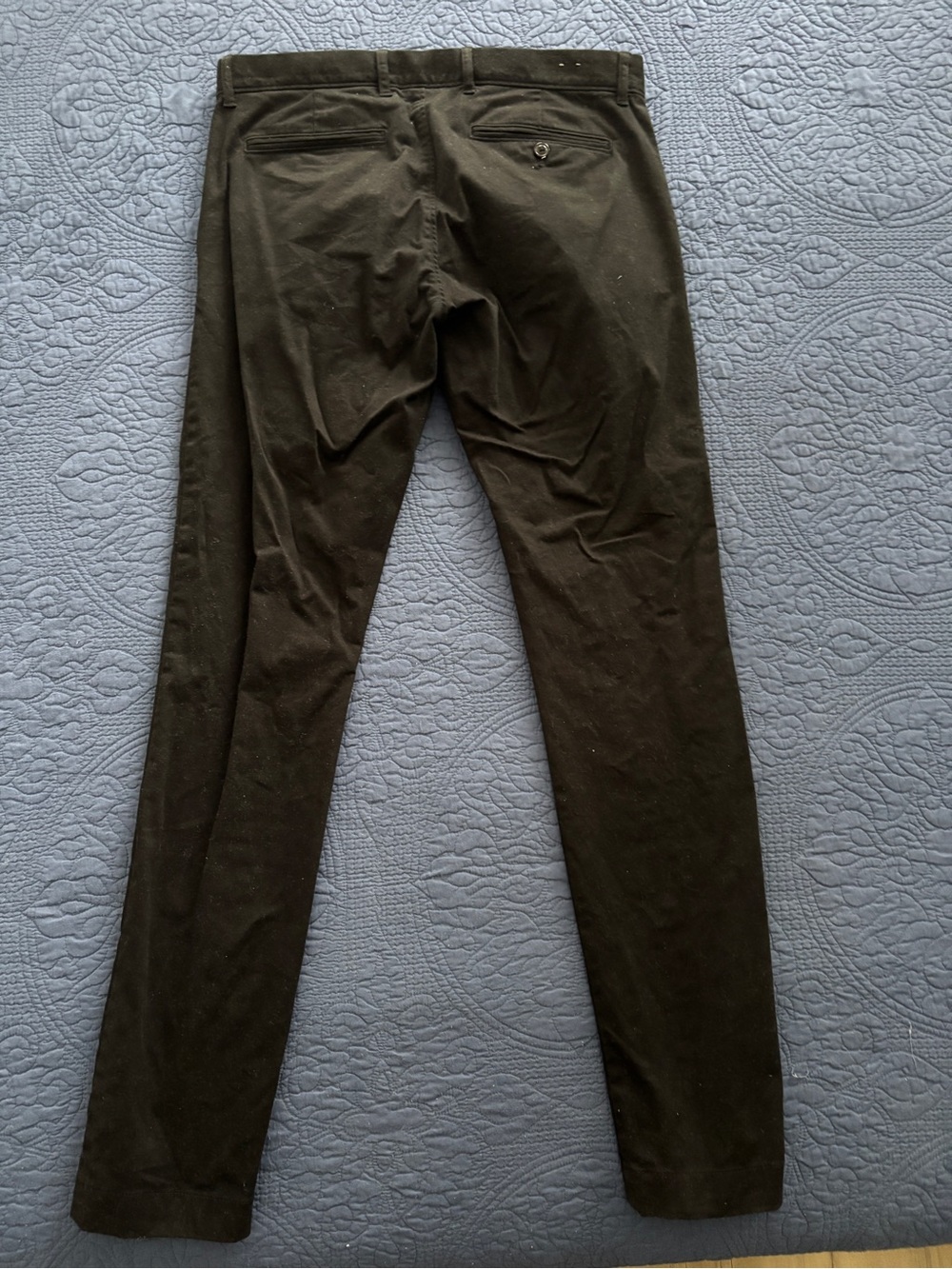 J. Crew Slim Chinos in Dark Olive